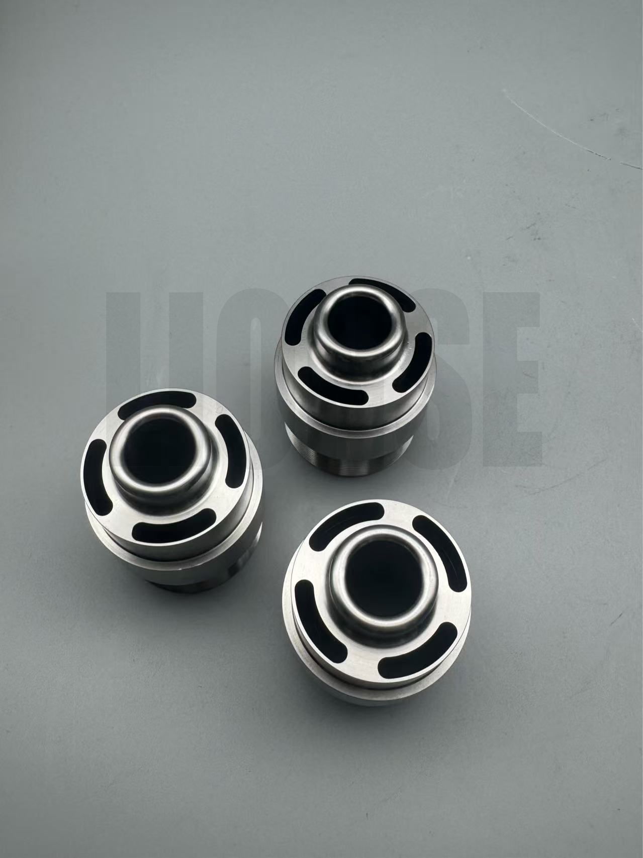 Grade 5 Titanium CNC Milling Threaded Hollow Top Adapter