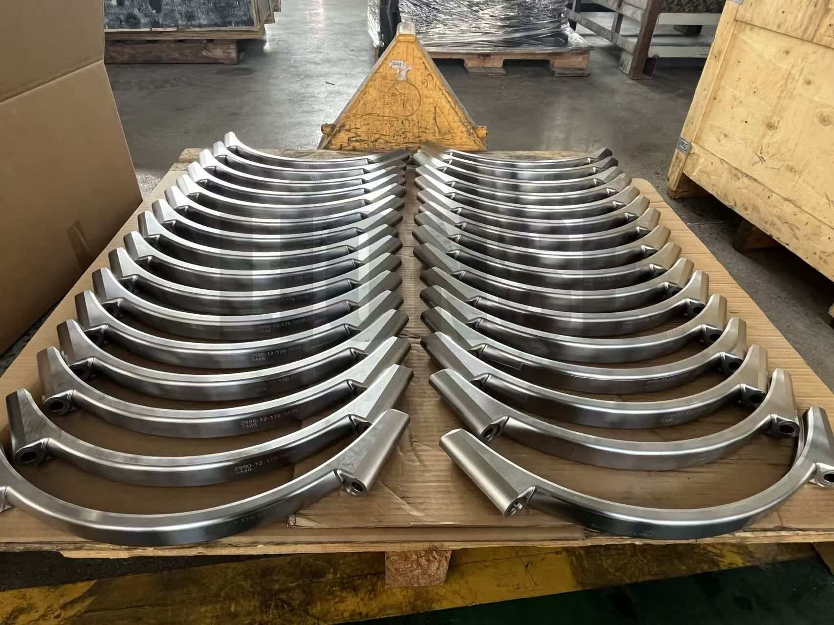 Large Bore Stainless Steel Multi Groove Locking Ring Custom Lugs